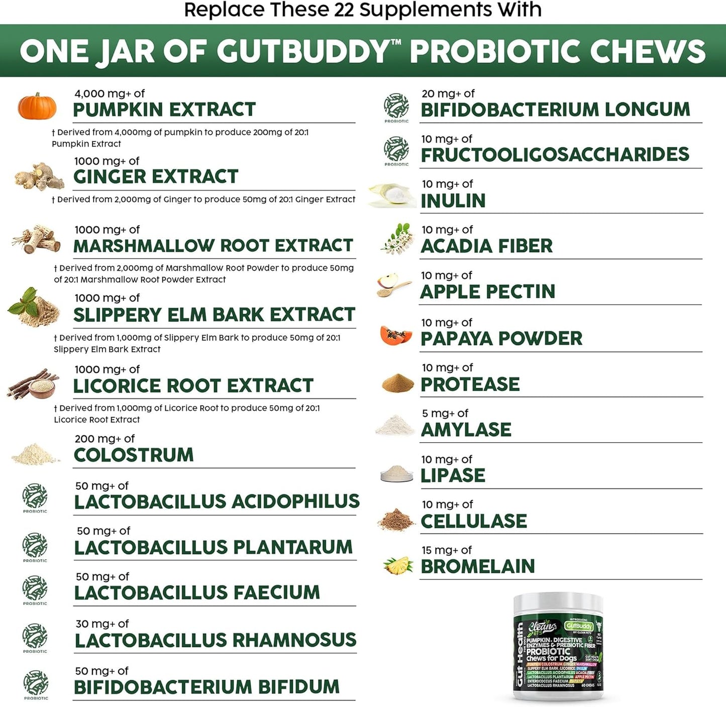 GutBuddy: Probiotic Chews