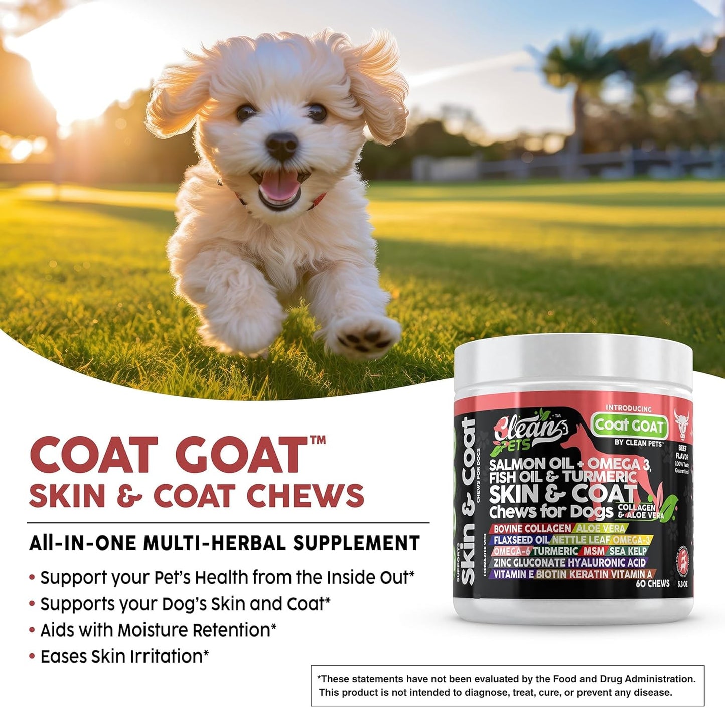 Coat GOAT: skin & coat chews